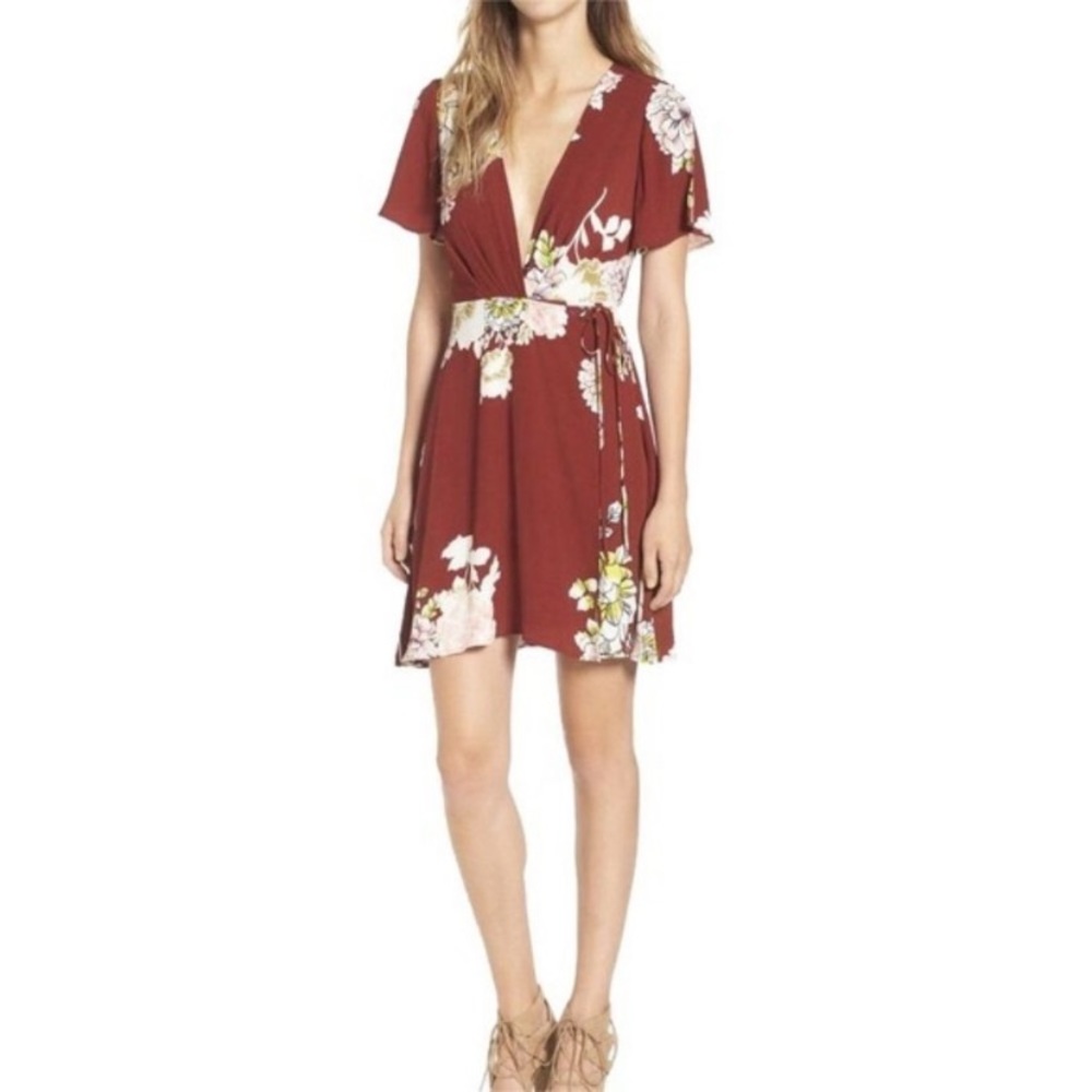 Astr The Label wrap dress, size M